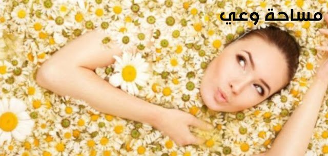 فوائد عشبة البابونج للبشرة