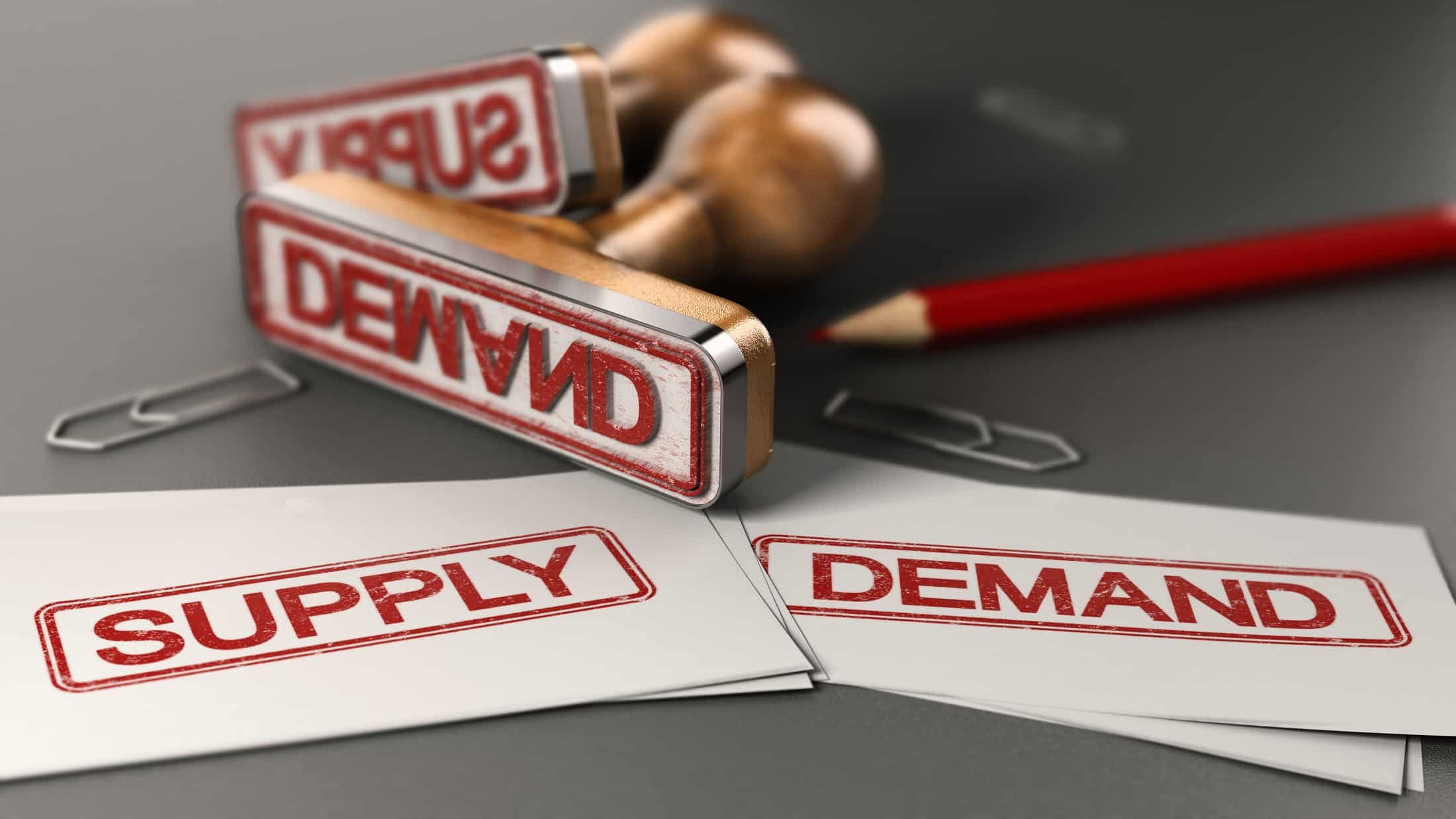 العلاقة بين العرض والطلب