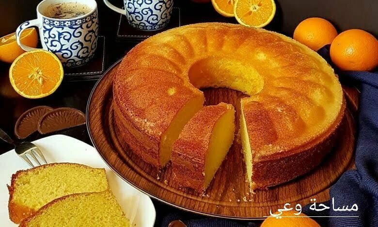 تحضير كيك البرتقال 1